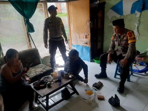 saat meringkus pelaku dan barang bukti.