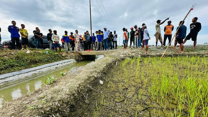 Bupati Banggai Tinjau Kekringan