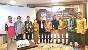 Bupati Banggai foto bersama saat acara Wawancara Patriana Award Tingkat Provinsi Sulteng.