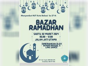 Pamflet Bazar Ramdhan Jatibening Baru.