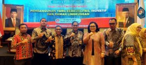 Sekkab Banggai saat menghadiri kegiatan Sosialisasi Indonesia Maju Expo dan Forum 2024.