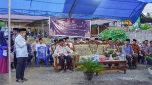 Bupati Banggai saat menyampaikan sambutannya dalam acara safari Ramadhan.