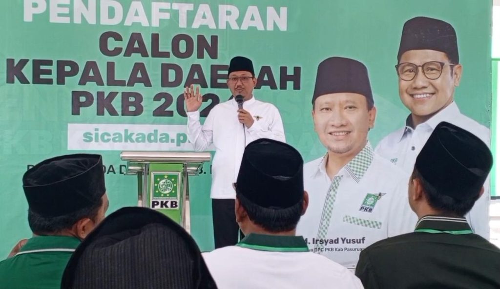 Mas Dion saat memberikan sambutan (BM)