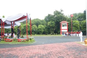 Upacara Otda di Kota Bekasi.