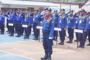 Upacara HUT Damkar di Banggai