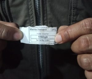 Salah satu Voucher WIFI yang Diduga diperjual belikan.
