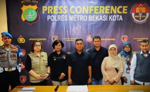 Kasat Reskrim saat press coference, Rabu (8/5/2024). (IST)