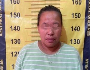 TM pelaku saat diamankan di Mapolres Pasuruan. (Humas for faktahukum.co.id)