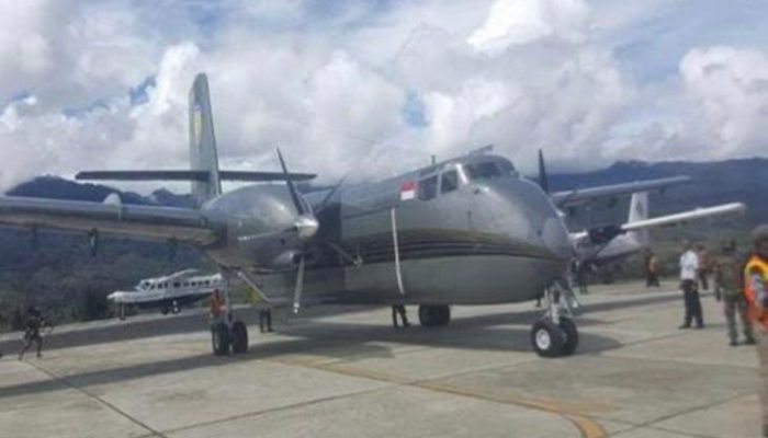 Pesawat Grand Caribou yang jatuh di Mimika Papua pada 31 Oktober 2016 (Foto: Istimewa)