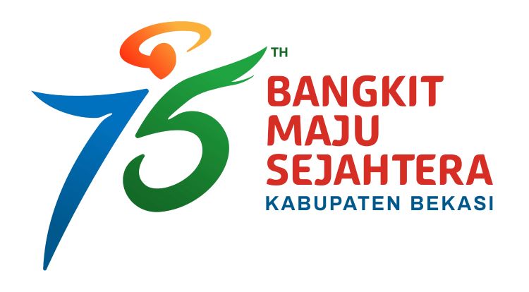 logo hari jadi kabupaten bekasi ke 75 tahun 2025